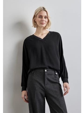 Street One Langarmbluse in Black