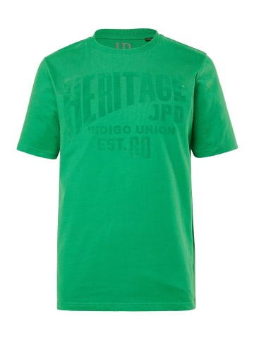 JP1880 Kurzarm T-Shirt in palmgrün