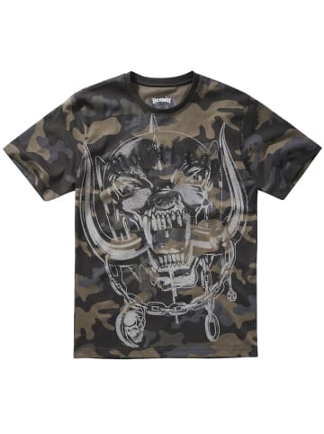 Brandit T-Shirt "Motörhead T-Shirt Warpig Print" in Camouflage