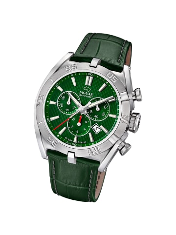 Jaguar Chronograph-Armbanduhr Jaguar Executive grün extra groß (ca. 45,8mm)
