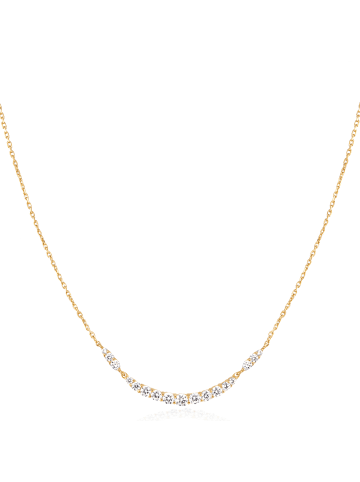 Ania Haie Halskette Arc Pavé in gold