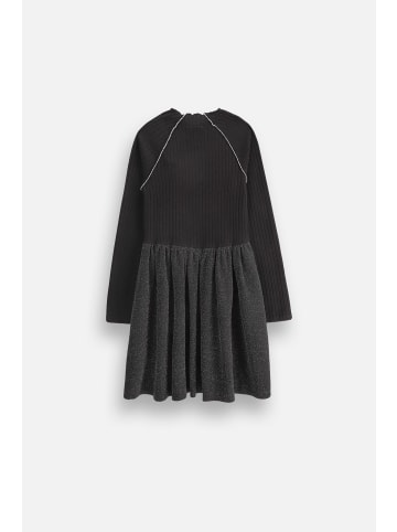 Kleid mit langen Ärmeln in schwarz