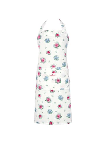 Greengate Schürze ALIVIA Weiß mit Blumen