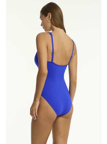 Sea Level Badeanzüge Spliced Essentials in COBALT