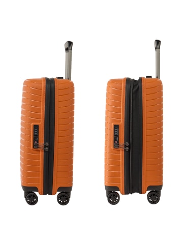 Stratic Novium 4 Rollen Kabinentrolley S 55 cm mit Dehnfalte rosso-clay