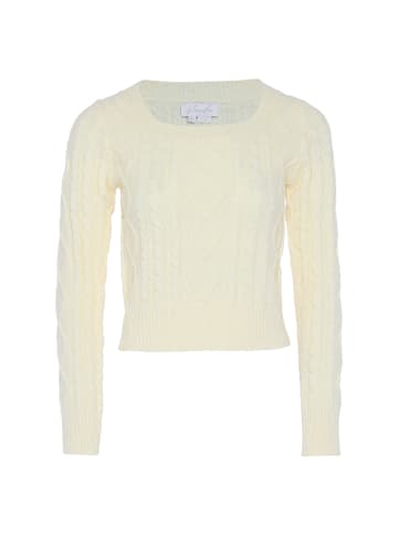 Blonda Damen Sweater in WOLLWEISS