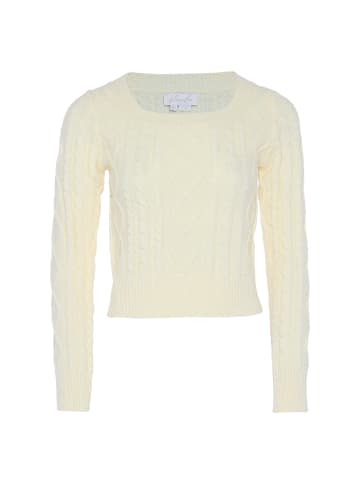 Blonda Sweater in WOLLWEISS