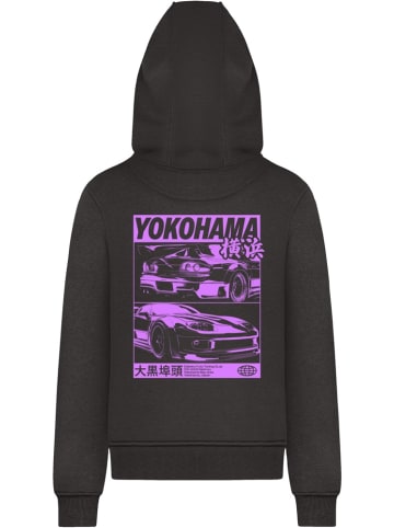 Mister Tee Hoodie "Yokohama Race Hoody" in Schwarz