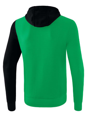 erima 5-C Trainingsjacke mit Kapuze in smaragd/schwarz/weiss