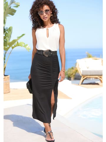 LASCANA Jerseyrock in schwarz