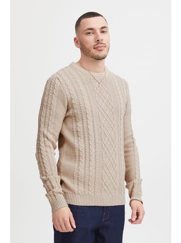 11 Project Rundhalspullover PRJamal in Beige