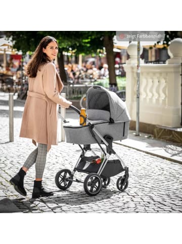 Hauck Kombi-Kinderwagen Vision X Duoset Black in schwarz,grau