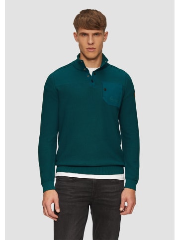 s.Oliver Strickpullover langarm in Petrol