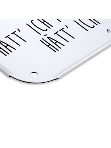 Mr. & Mrs. Panda tafel Einhorn Schneemann mit Spruch in Weiß