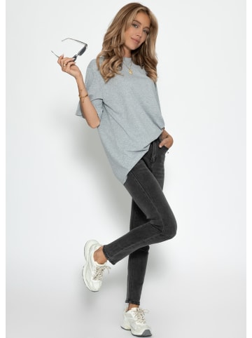 SASSYCLASSY Highwaist Skinny Jeans in Grau