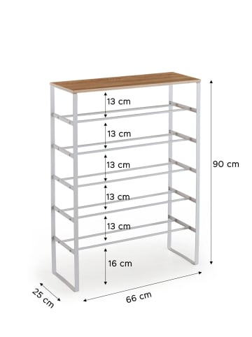ebuy24 Eiche 66 x 25 cm