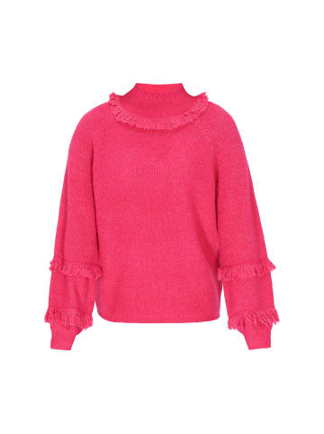 IZIA Women Sweater in fuchsia melange