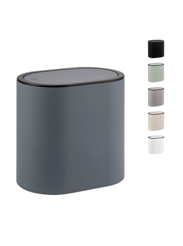 eluno ovaler Kosmetikeimer mit Softtouch-Oberfläche, 6 Liter