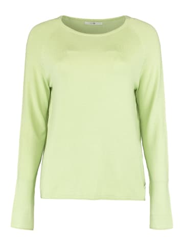 Hailys Dünner Pullover Rundhals Langarm Basic Shirt Ma44rin in Grün-2