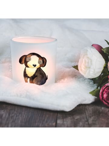 Mr. & Mrs. Panda Kerzenglas Hund Entspannen ohne Spruch in Transparent