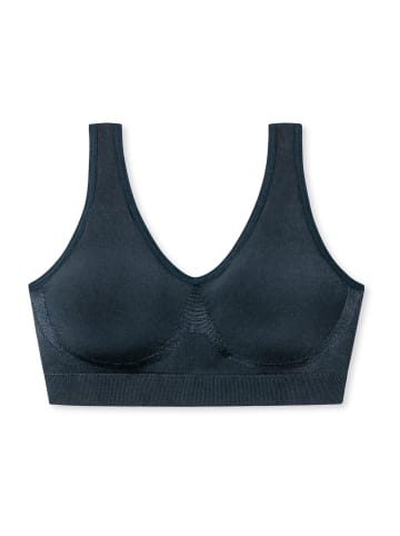 Schiesser Cup Bustier Seamless Light in Dunkelblau