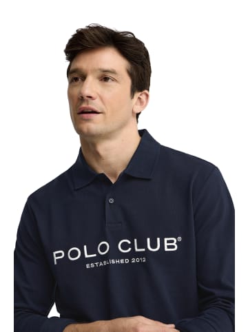 Polo Club Poloshirt EST MINIMAL GION in Navy Blau