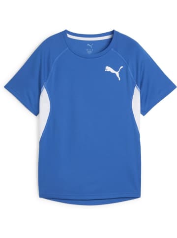 Puma T-Shirt "Y CROSS THE LINE TEE 3.0" in Blau