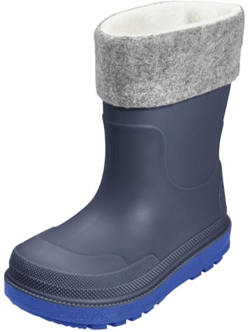 Playshoes Kinder Stiefel "Regenstiefel Mit Futter" in Blau