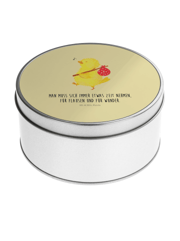 Mr. & Mrs. Panda Erinnerungsbox Küken Wander mit Spruch in Gelb Pastell