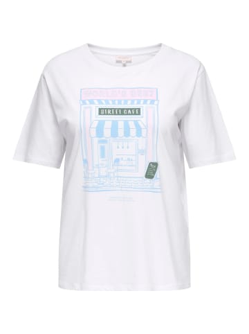 ONLY Carmakoma T-shirt in Bright White 2