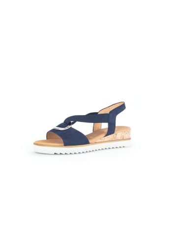 Gabor Comfort Keilsandalette in blau