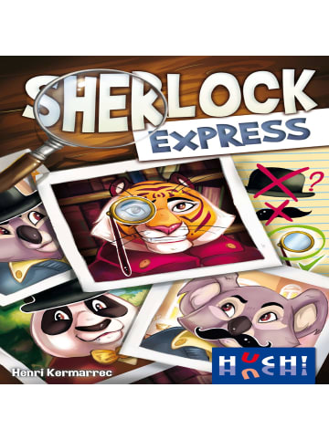 HUCH! Gesellschaftsspiel Sherlock Express in Bunt