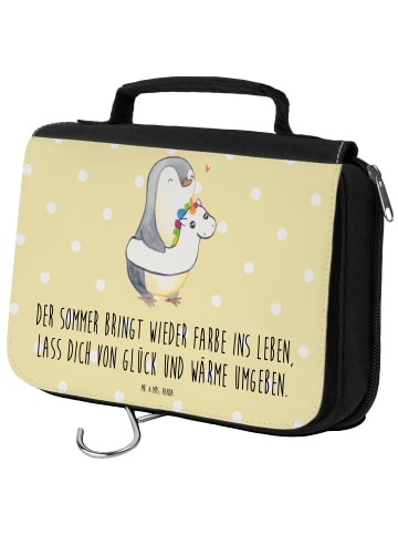 Mr. & Mrs. Panda Organizer Sommerfarben mit Spruch in Gelb Pastell