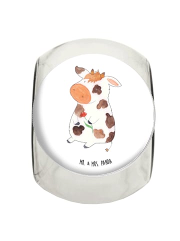 Mr. & Mrs. Panda Teedose Kuh ohne Spruch in Weiß
