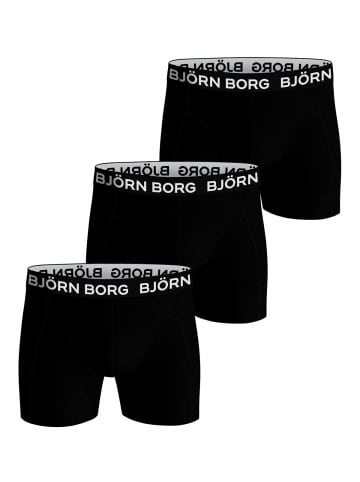 Björn Borg Boxershort 3er Pack in Schwarz