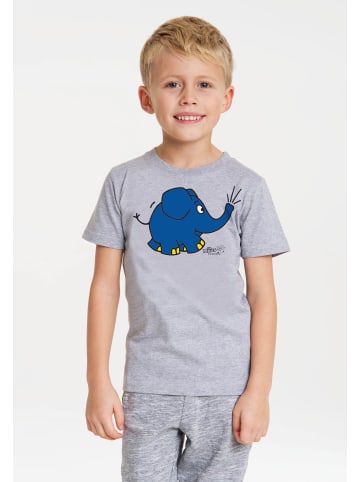 Logoshirt T-Shirt Sendung mit der Maus - Elefant Törö in grau-meliert