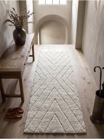 KADIMA DESIGN Teppich Shaggy Berber weich wohnlich Wohnzimmer Schlafzimmer gemütlich in Creme