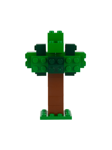 LEGO MOC Minecraft Baum im Pixel-Look - ab 3 Jahren in green