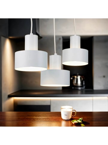 Licht-Erlebnisse Pendelleuchte (B)15 x (L)67 cm in Weiß