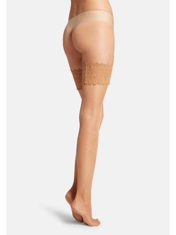 Wolford Stay-up Satin Touch 20 DEN in Gobi