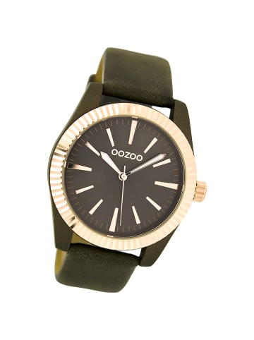 Oozoo Analog-Armbanduhr Oozoo Timepieces schwarz groß (ca. 40mm)