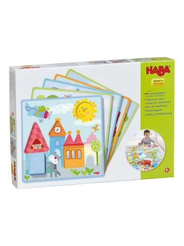 Haba Lernspielzeug Zuordnungsspiel Tierische Abenteuer Legespiel in mehrfarbig