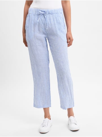 Marie Lund Hose in blau weiß