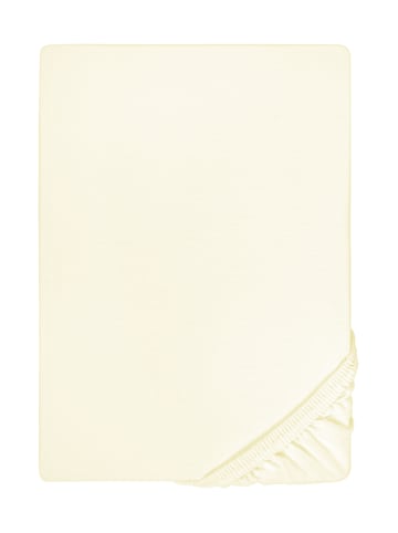 Biberna Spannbetttuch Jersey-Elastic Boxspring in perlmutt