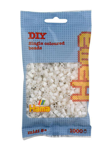 Hama Beutel mit 1000 Midi-Bügelperlen perlmutt - ab 5 Jahren