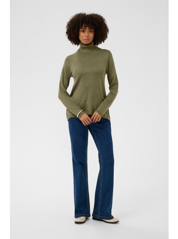 CULTURE Strickpullover CUannemarie Relaxed fit in Burnt Olive Melange