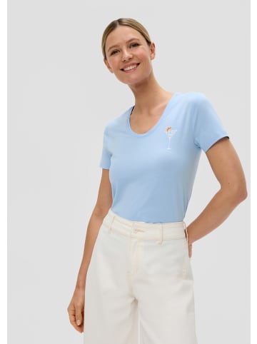 s.Oliver T-Shirt in 53D1_himmelblau