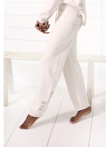 ELBSAND Strickhose in wollweiß meliert