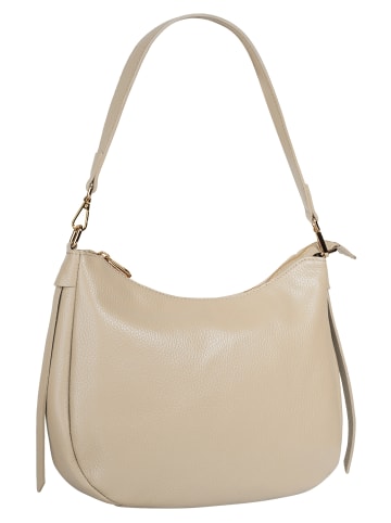 Cluty Umhängetasche echt Leder in beige