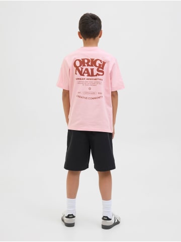 JACK & JONES Junior T-Shirt JORTAVIRA TYPE BACK TEE JNR in tickled pink